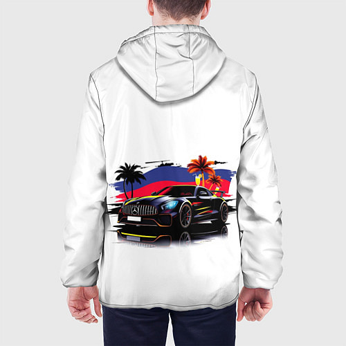 Мужская куртка Mercedes amg / 3D-Белый – фото 4