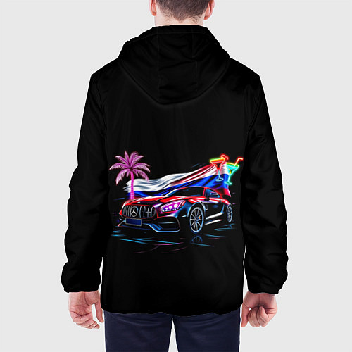 Мужская куртка Mercedes amg / 3D-Белый – фото 4