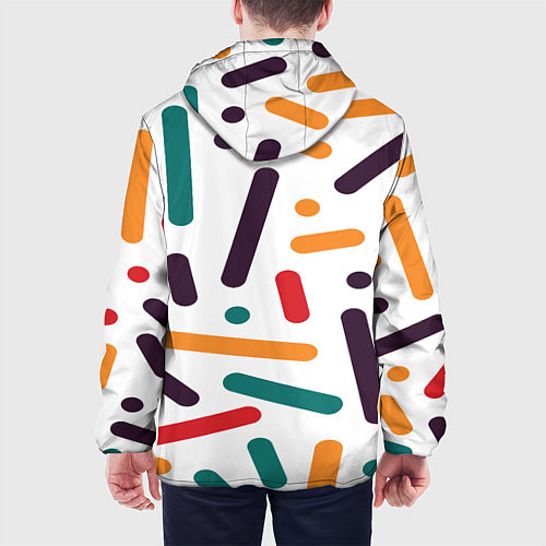 Мужская куртка Oval oil / 3D-Белый – фото 4