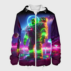 Мужская куртка Космонавт Шрук в неоновом скафандре на загадочной