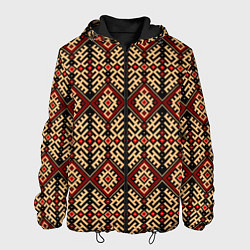 Мужская куртка Славянский вышивной орнамент макошь