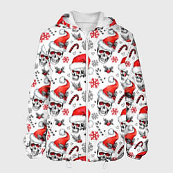Мужская куртка Новогодние черепа