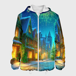 Мужская куртка Праздничный новогодний салют