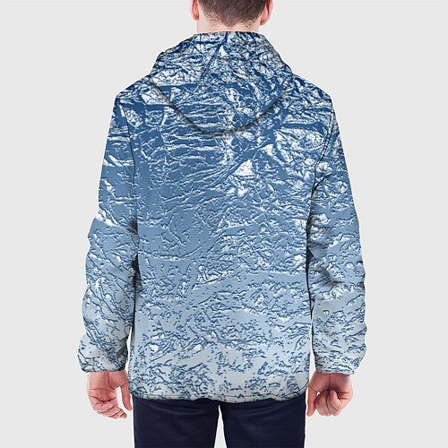 Мужская куртка Налипший снег / 3D-Белый – фото 4