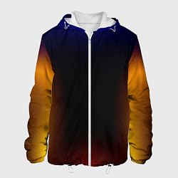 Мужская куртка Color black red blue