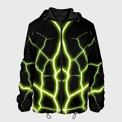 Мужская куртка Color green black