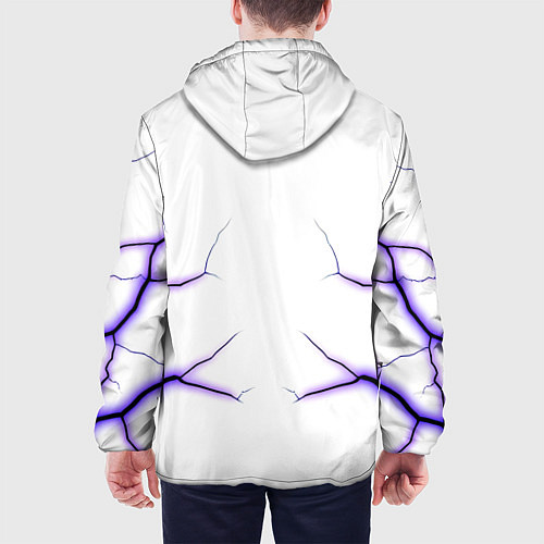 Мужская куртка Color white purple / 3D-Белый – фото 4