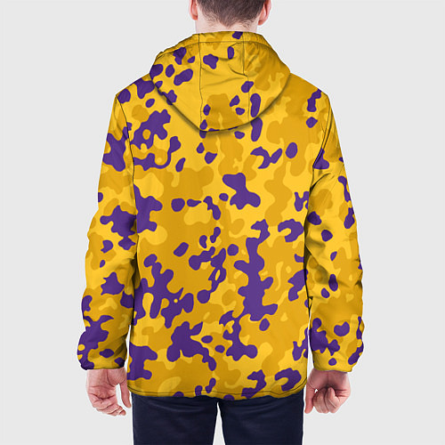 Мужская куртка NBA LA Lakers / 3D-Белый – фото 4