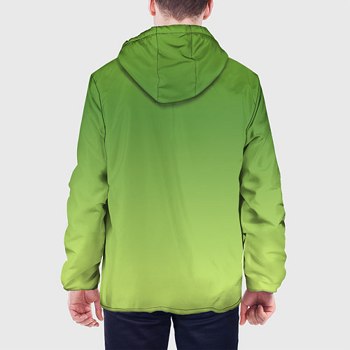 Мужская куртка Color green yellow / 3D-Белый – фото 4