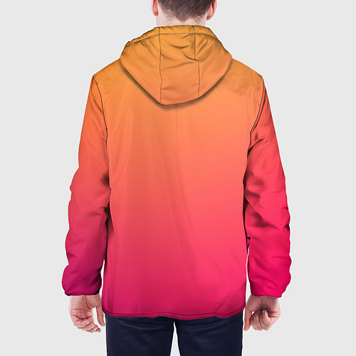 Мужская куртка Color orange pink / 3D-Белый – фото 4
