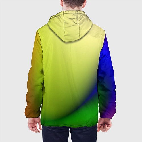 Мужская куртка The color is multicolored / 3D-Белый – фото 4