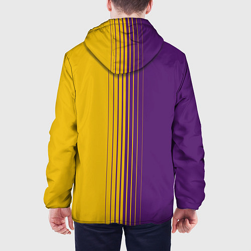 Мужская куртка NBA Lakers LA / 3D-Белый – фото 4