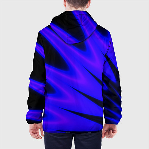 Мужская куртка Neon is multicolored / 3D-Белый – фото 4