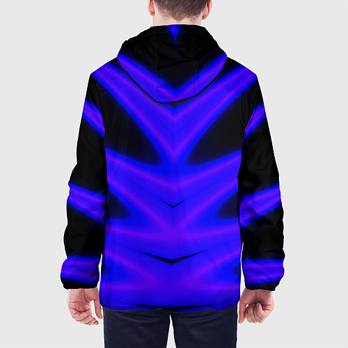Мужская куртка Color neon blue / 3D-Белый – фото 4