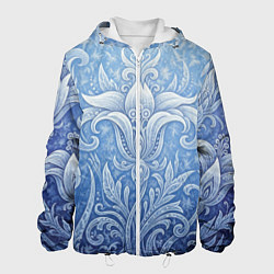Мужская куртка Ледяной цветочный орнамент