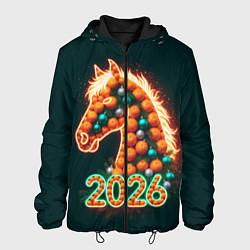 Мужская куртка Праздничная лошадь 2026