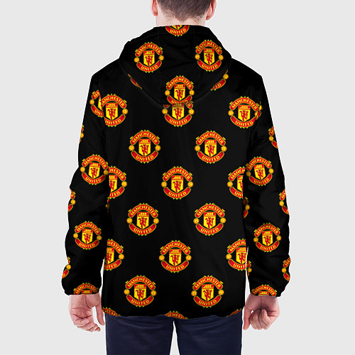 Мужская куртка Manchester United Pattern / 3D-Белый – фото 4