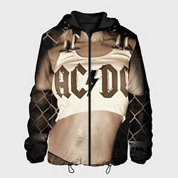 Куртка с капюшоном мужская AC/DC Girl, цвет: 3D-черный