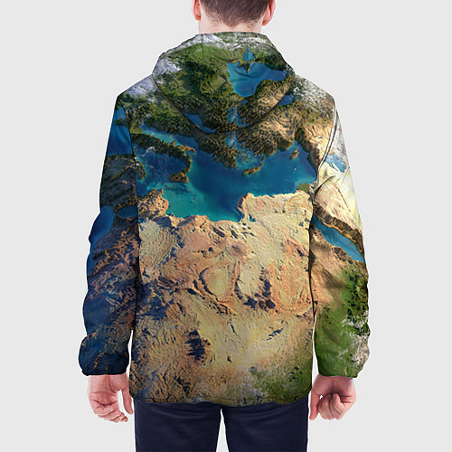 Мужская куртка Земля / 3D-Белый – фото 4