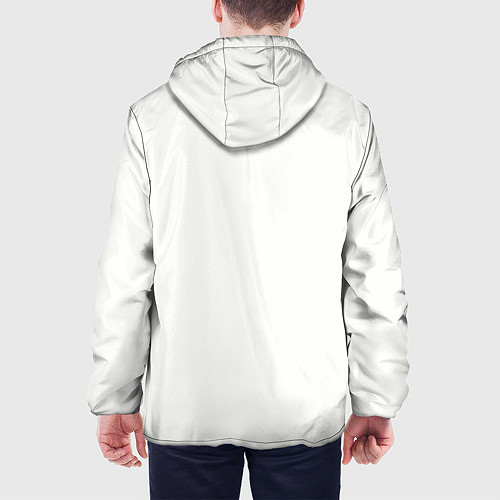 Мужская куртка Акварель / 3D-Белый – фото 4