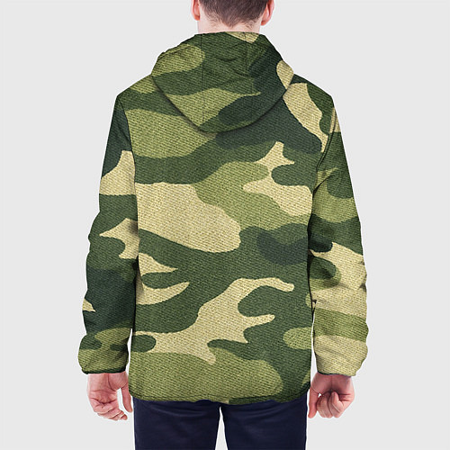 Мужская куртка Хаки / 3D-Белый – фото 4