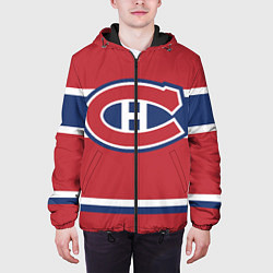 Куртка с капюшоном мужская Montreal Canadiens, цвет: 3D-черный — фото 2