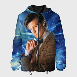 Куртка с капюшоном мужская 11th Doctor Who, цвет: 3D-черный