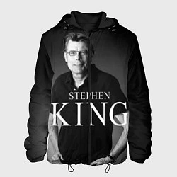 Куртка с капюшоном мужская Стивен Кинг, цвет: 3D-черный