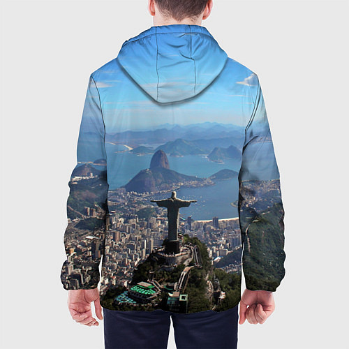 Мужская куртка Рио-де-Жанейро / 3D-Белый – фото 4