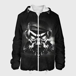 Куртка с капюшоном мужская Pirate Station: Dark Side, цвет: 3D-белый