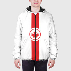 Куртка с капюшоном мужская Канада, цвет: 3D-черный — фото 2