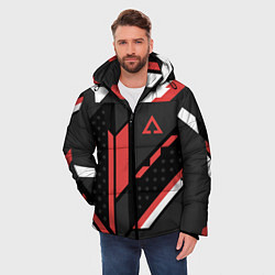 Куртка зимняя мужская CS:GO Cyrex Pattern, цвет: 3D-черный — фото 2