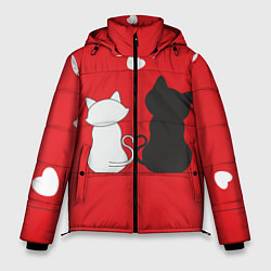 Мужская зимняя куртка Cat Love