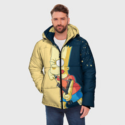 Куртка зимняя мужская Барт хулиган, цвет: 3D-красный — фото 2
