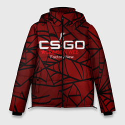 Мужская зимняя куртка Cs:go - Crimson Web Style Factory New Кровавая пау