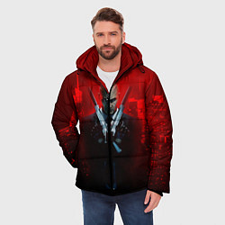 Куртка зимняя мужская Hitman: Red Blood цвета 3D-черный — фото 2