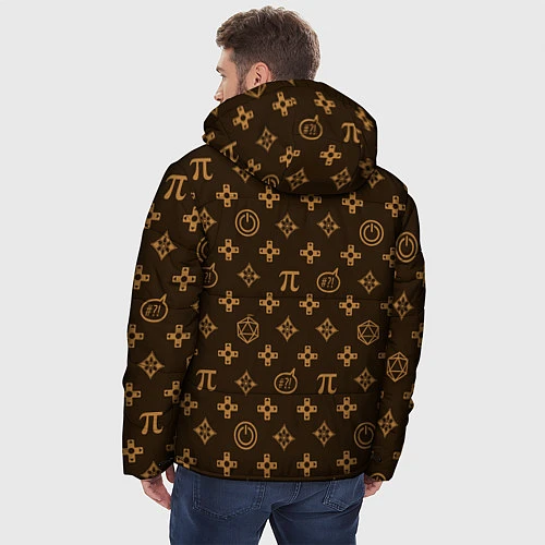 Мужская зимняя куртка Geek / 3D-Черный – фото 4