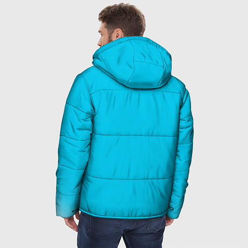 Мужская зимняя куртка Тоторо под снегом / 3D-Светло-серый – фото 4