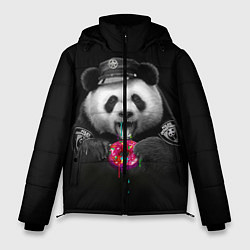 Куртка зимняя мужская Donut Panda, цвет: 3D-черный