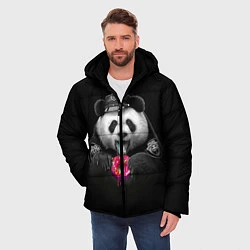 Куртка зимняя мужская Donut Panda, цвет: 3D-черный — фото 2