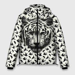 Куртка зимняя мужская Tiger Dreams, цвет: 3D-черный