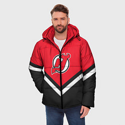 Куртка зимняя мужская NHL: New Jersey Devils, цвет: 3D-черный — фото 2