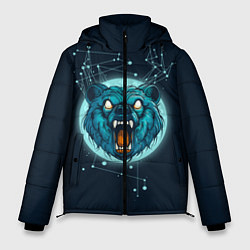 Мужская зимняя куртка Космический медведь