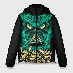 Куртка зимняя мужская Bring Me The Horizon: Owl, цвет: 3D-черный