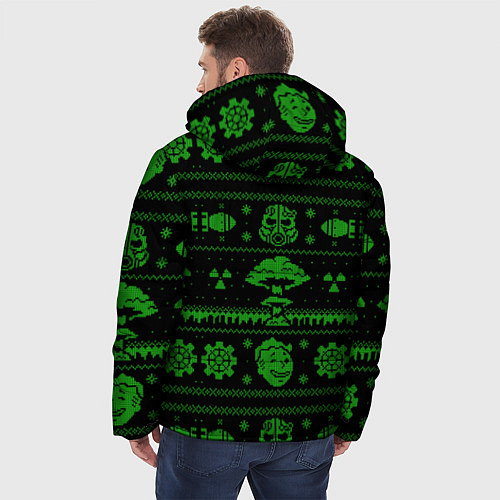 Мужская зимняя куртка Ядерная зима / 3D-Черный – фото 4
