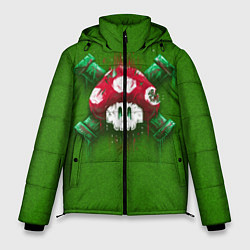 Куртка зимняя мужская Mushroom is Dead, цвет: 3D-красный