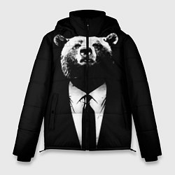 Мужская зимняя куртка Медведь бизнесмен
