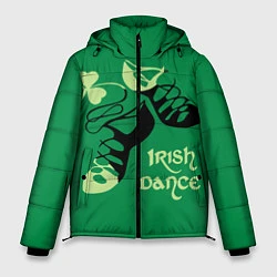 Куртка зимняя мужская Ireland, Irish dance, цвет: 3D-светло-серый