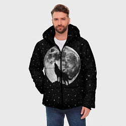 Куртка зимняя мужская Лунный волк, цвет: 3D-светло-серый — фото 2