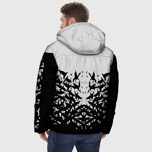 Мужская зимняя куртка Птичий вихрь / 3D-Черный – фото 4